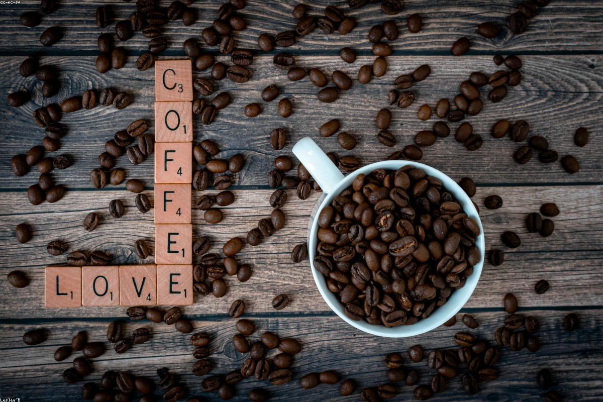 Sachets de café en grains prêts à la vente